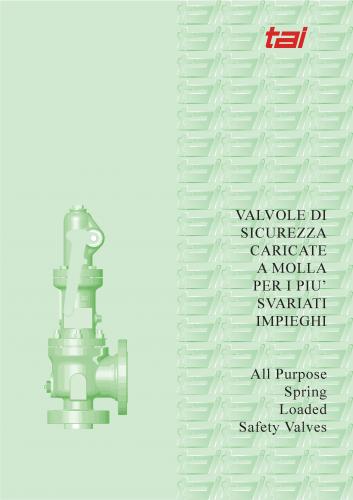 安全閥--Tai Milano       Safety Valves